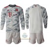 Maglia da Calcio a Maniche Lunghe Bayern Monaco Alternativa 2021-22 per Bambino